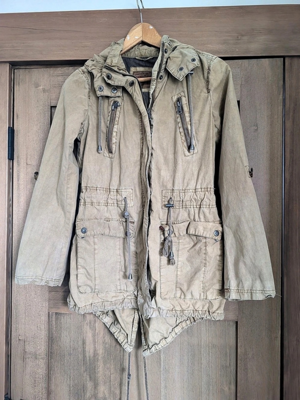 Levi Strauss & Co. Utility Hooded Jacket Tan XS